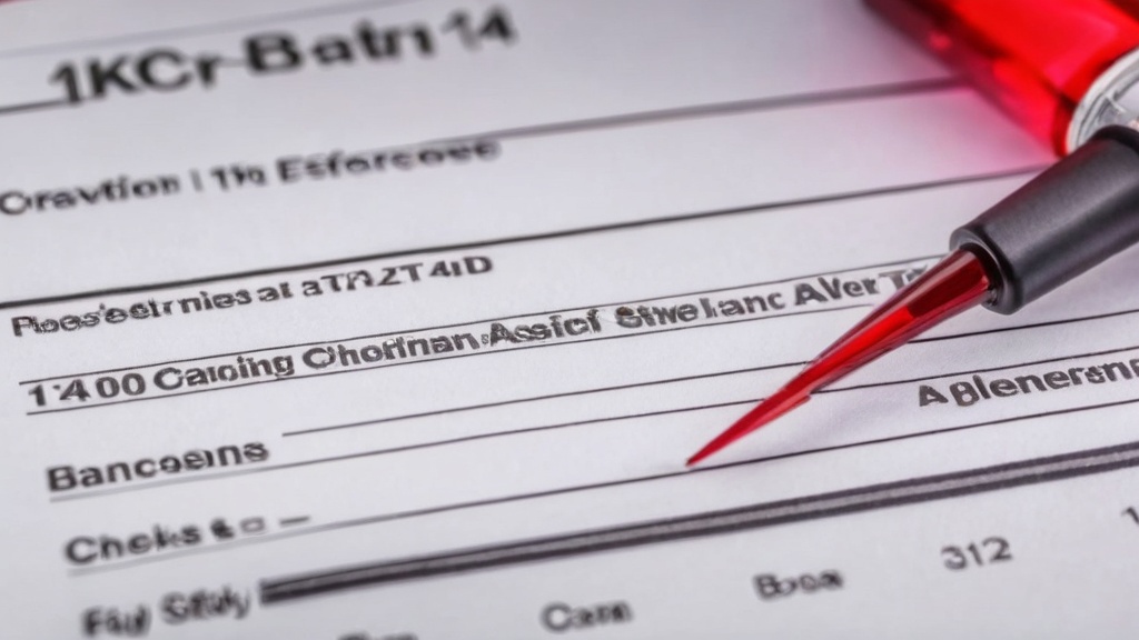 Photo Bloodwork Checklist